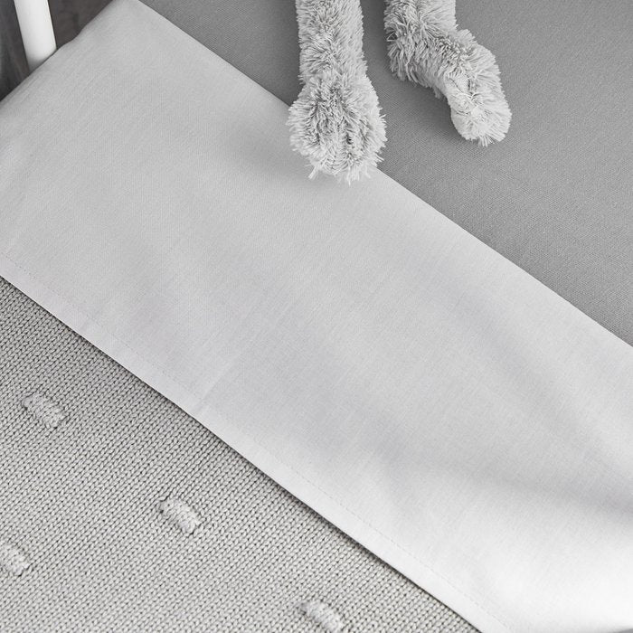 Laken met naam - uni White  100x150 - Meyco