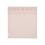 Laken Ruffle met naam - soft pink 100x150 cm - Meyco