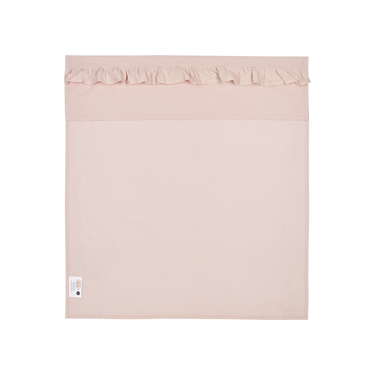 Laken Ruffle met naam - soft pink 100x150 cm - Meyco