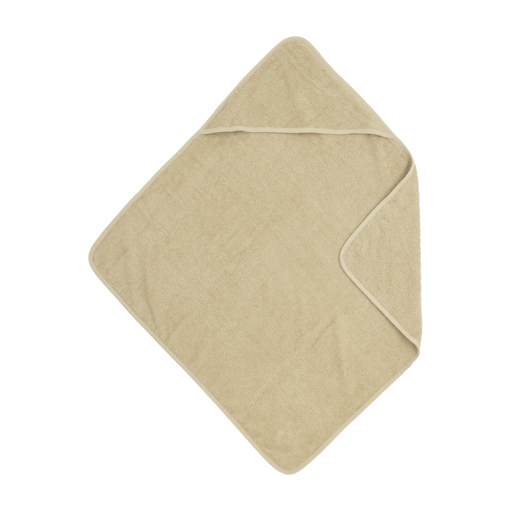 Badcape met naam badstof sand 75x75cm - Meyco