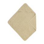 Badcape met naam badstof sand 75x75cm - Meyco