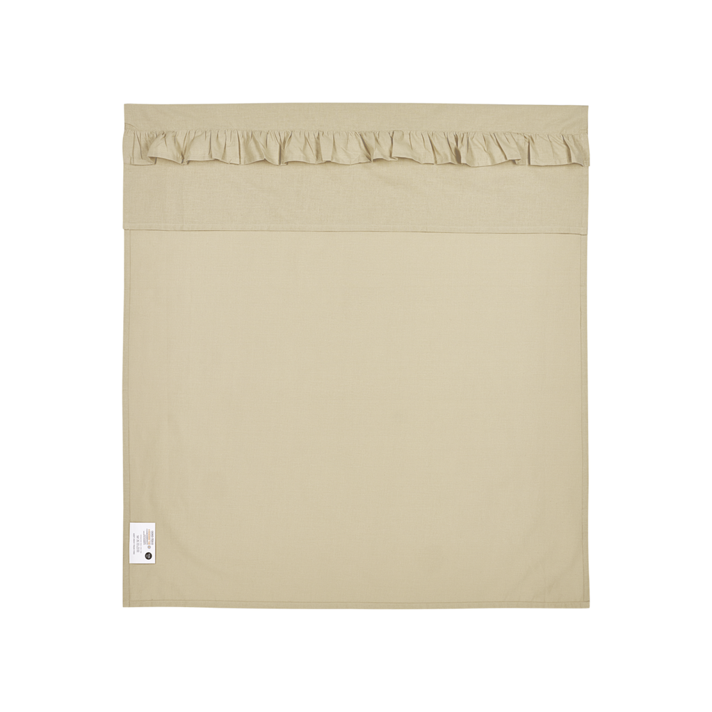 Laken Ruffle met naam - sand 100x150 cm - Meyco