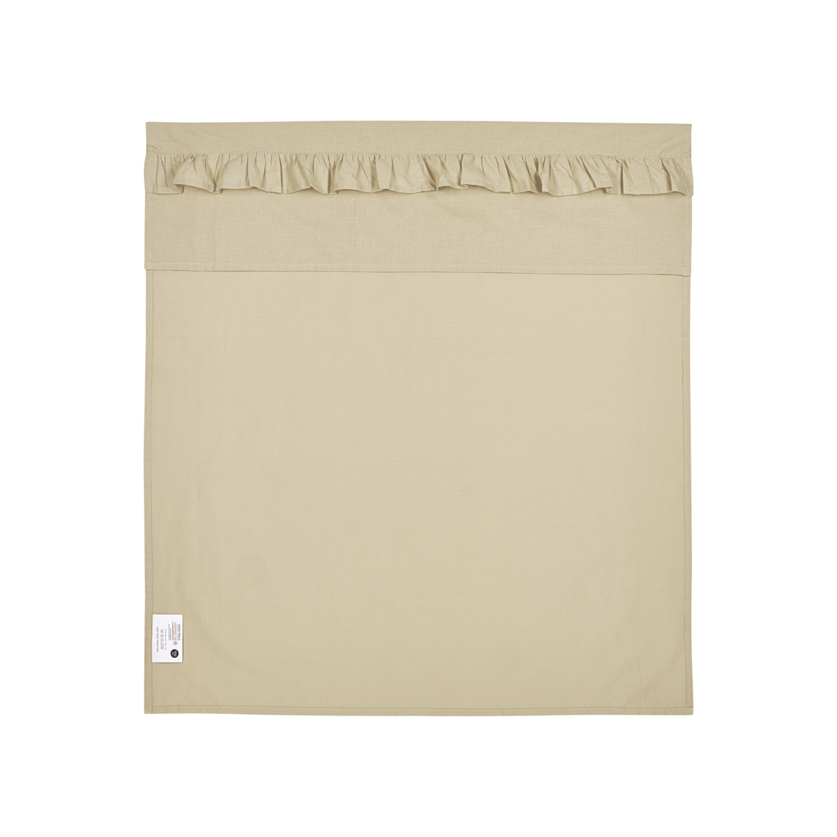 Laken Ruffle met naam - sand 100x150 cm - Meyco