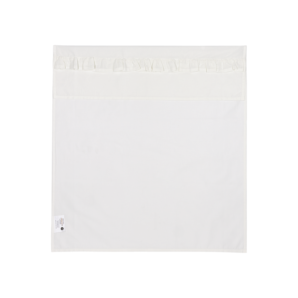 Laken Ruffle met naam - Offwhite 100x150 cm - Meyco